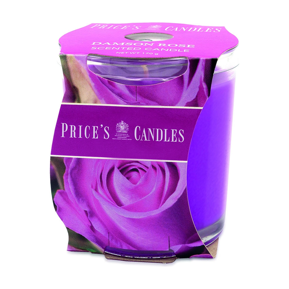 Candela Profumata in Vetro Diverse Colorazioni | Vendita Ingrosso