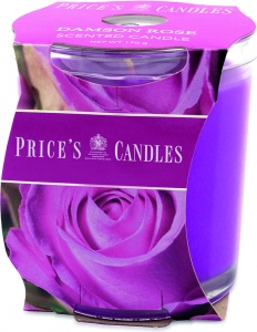 Candela Profumata in Vetro Diverse Colorazioni | Vendita Ingrosso