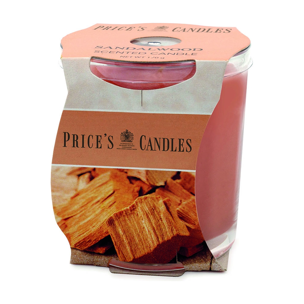 Candela Profumata in Vetro Diverse Colorazioni | Vendita Ingrosso