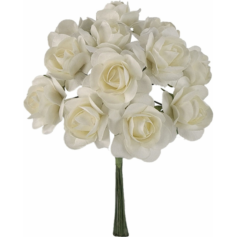 Rose in carta, confezione da 48 pezzi