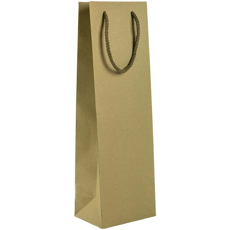 Shopper Porta Bottiglia Colorati in Carta con Cordino in Cotone