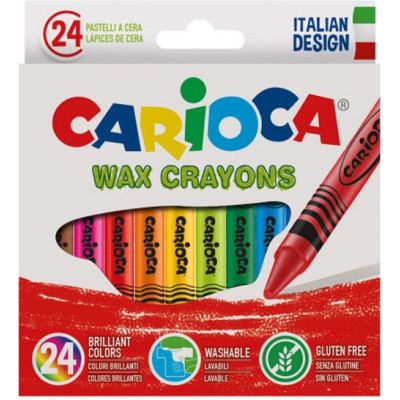 Pastelli a cera (24 pezzi)