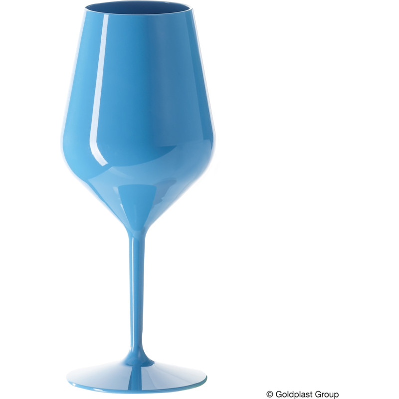 Calice blu in tritan riutilizzabile 470cc