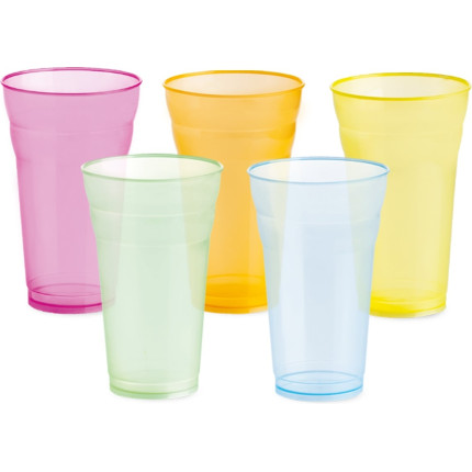 Bicchieri per milkshake 500cc multicolor (50 pezzi)