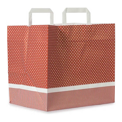 Sacchetti con pois e fondo largo