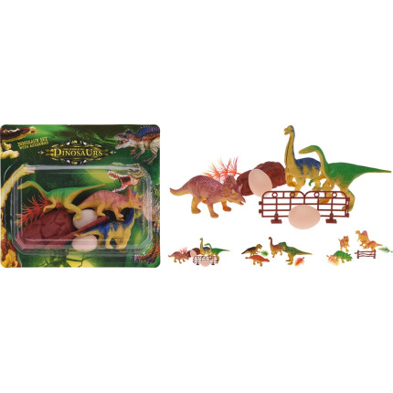 Set dinosauro con accessori