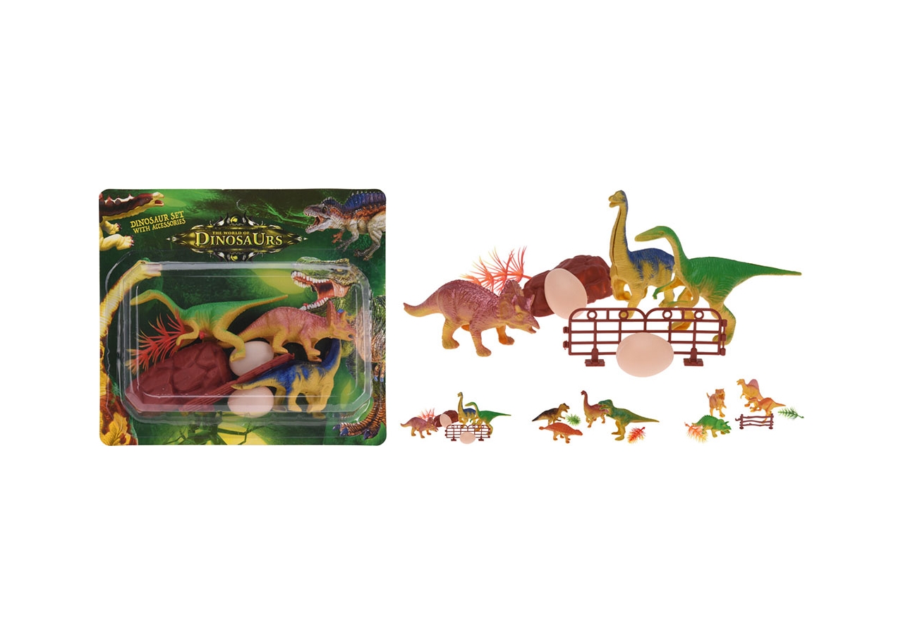 Set dinosauro con accessori