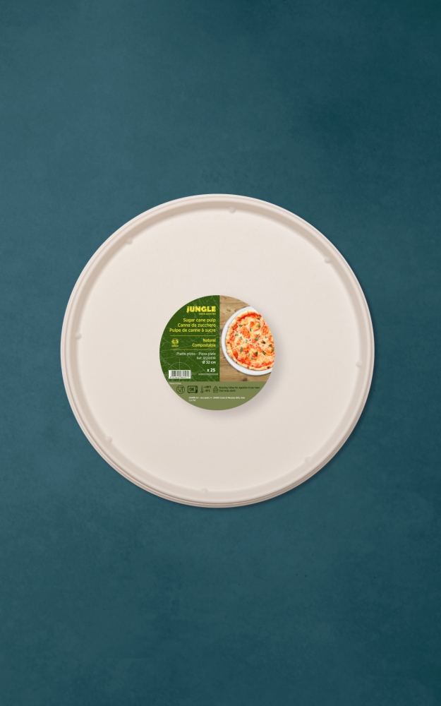 Piatti pizza in polpa Bio (50 pezzi)