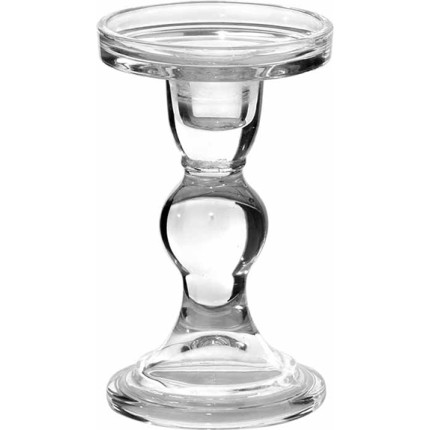 Porta candela in vetro