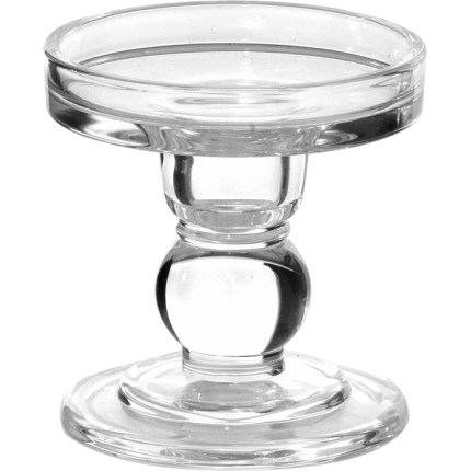 Porta candela in vetro