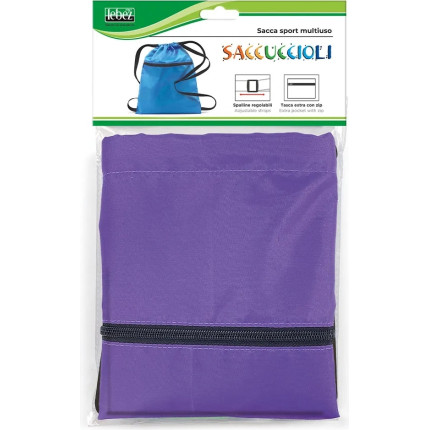 sacca con zip sacca con zip