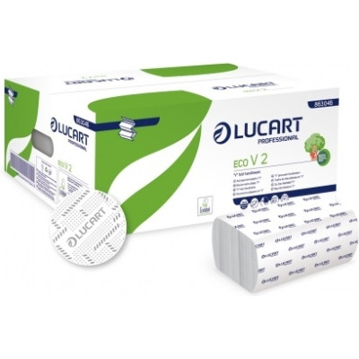 Asciugamani 2 Veli Lucart (190 pezzi)
