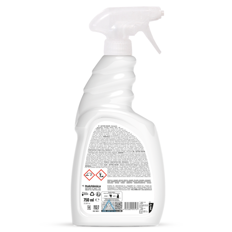Detergente Gel Cloro Attivo Sanitec Retro