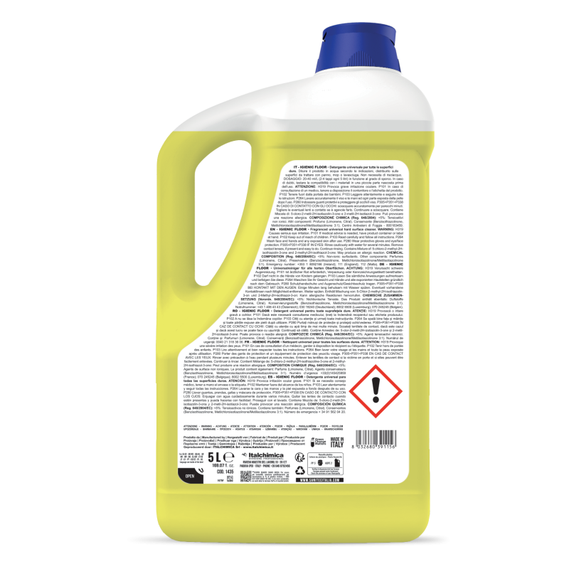 Igienic Floor Sanitec RetroGiallo