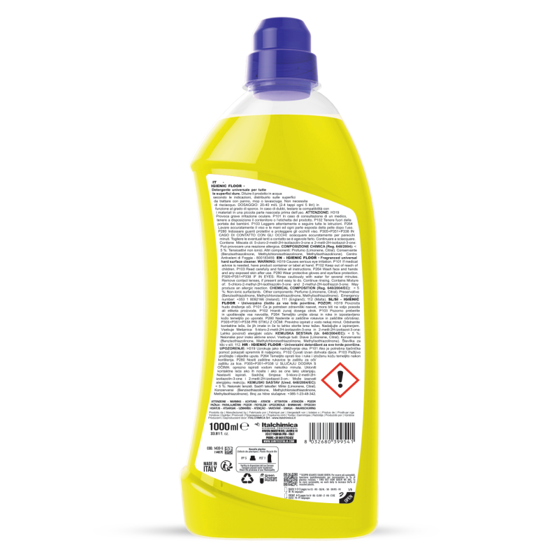 Igienic Floor Sanitec RetroGiallo