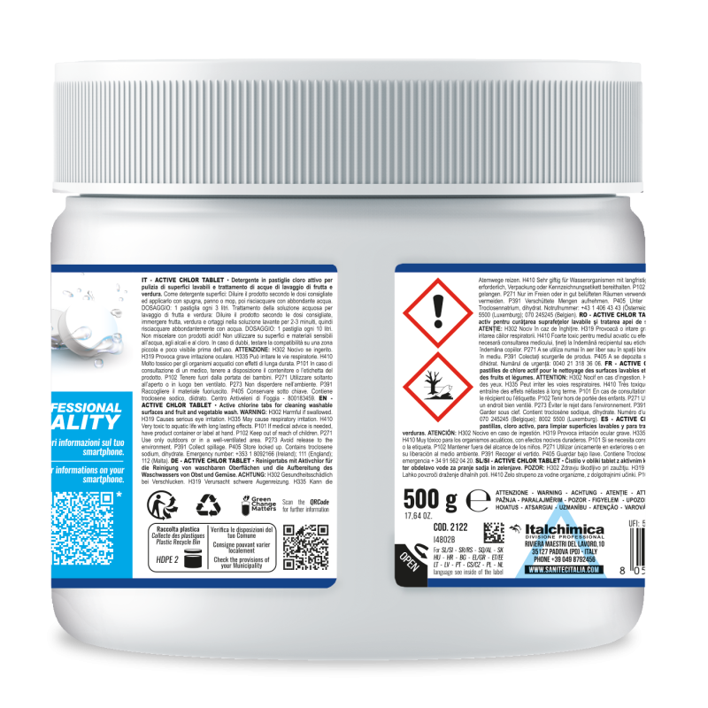 Cloro Tablet Sanitec Retro