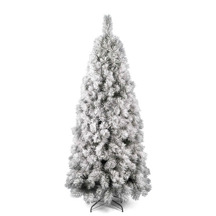 Albero di natale innevato slim montana