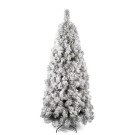 Albero di natale innevato slim montana