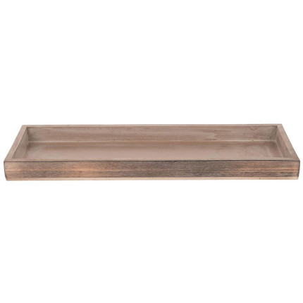 Vassoio rettangolare in fibra di legno