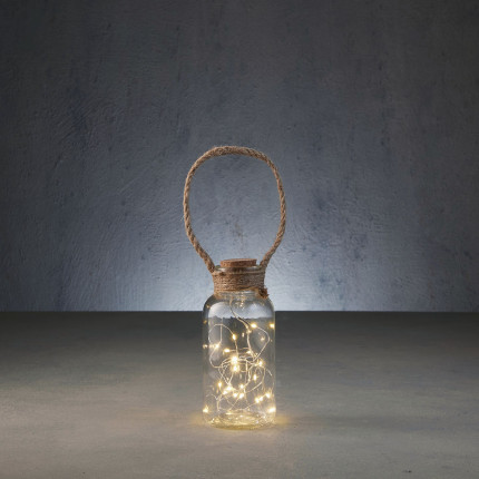 Vaso luminoso a batteria