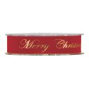 Nastro velluto merry christmas oro