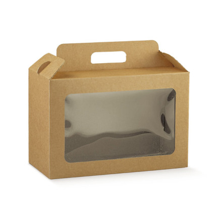 Valigetta in cartoncino con finestra