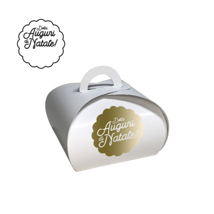 Monoporzione classica Dolci Auguri oro