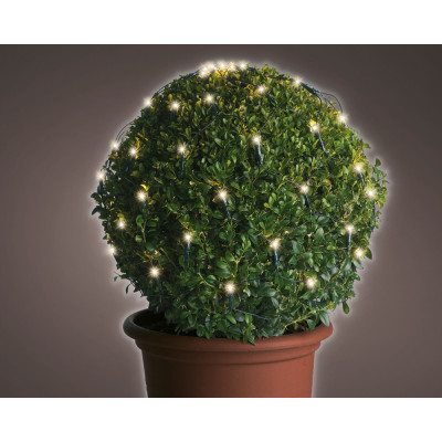 Rete luminosa a batteria per decorazioni esterne 35cm