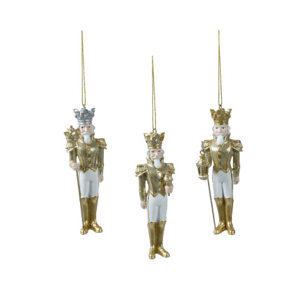 Soldatino in resina oro 13 cm