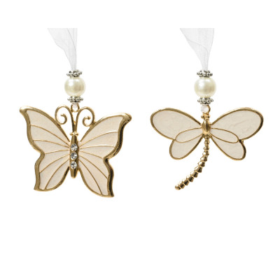 Farfalla oro 6 cm