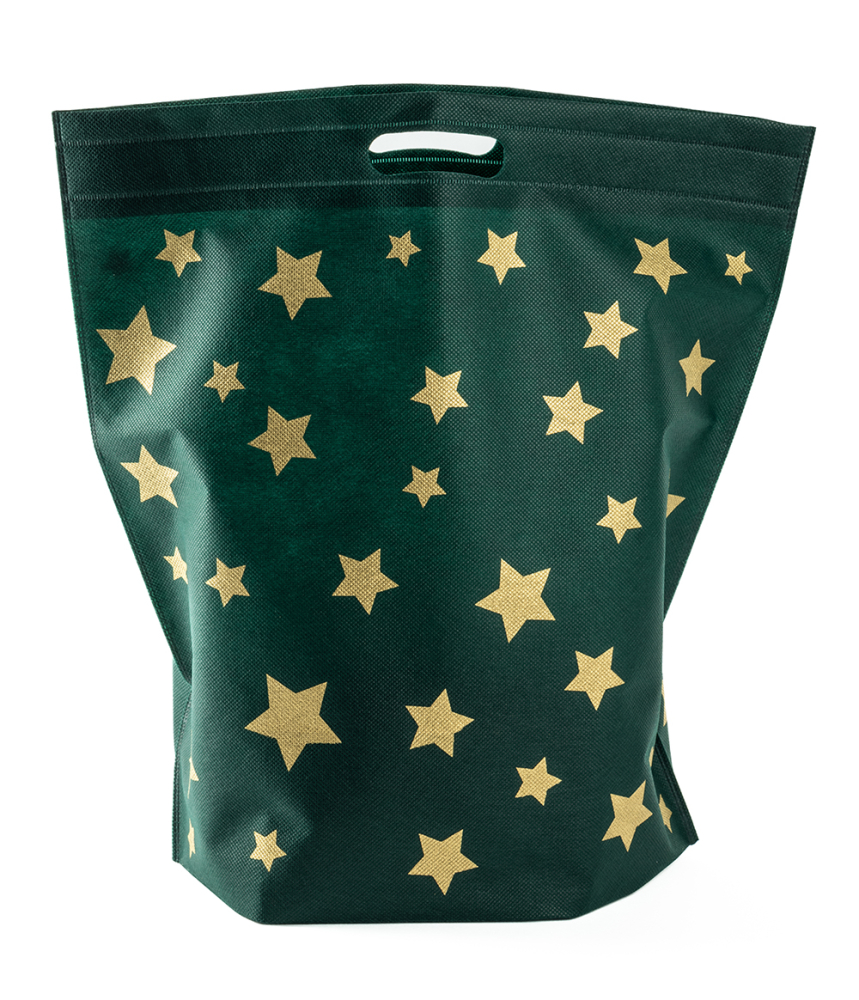 Shopper in tessuto non tessuto con stelle