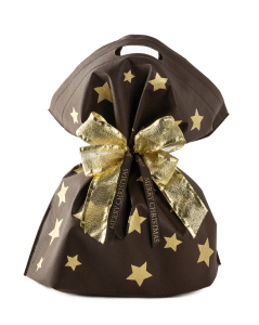 Shopper in tessuto non tessuto con stelle Shopper in tessuto non tessuto con stelle