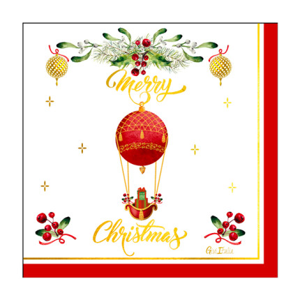 Tovaglioli Xmas in the air in confezione da 16 pezzi