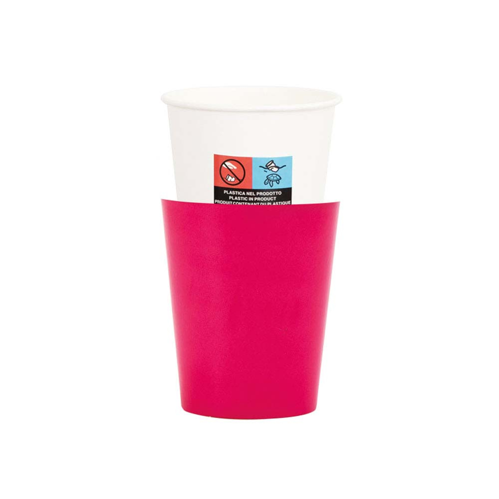 Bicchieri in carta con cover. Disponibili in diversi colori