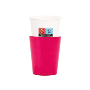 Bicchieri in carta con cover. Disponibili in diversi colori