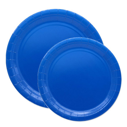 Piatti ecolor in cartoncino in confezione da 25 pezzi