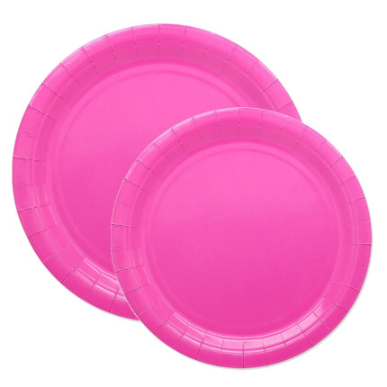 Piatti ecolor in cartoncino in confezione da 25 pezzi