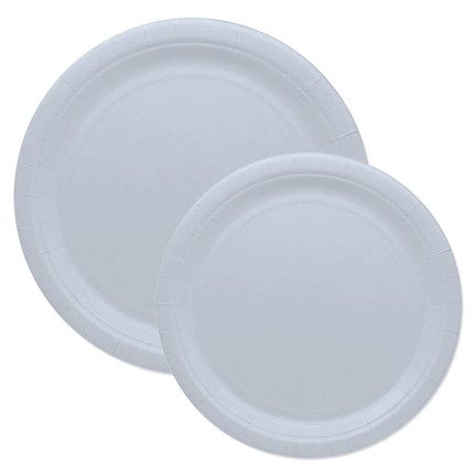 Piatti ecolor in cartoncino in confezione da 25 pezzi