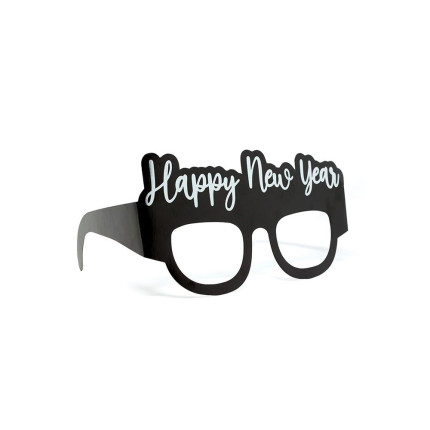 Occhialini in carta Happy New Years in confezione da 6 pezzi