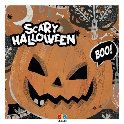 Tovaglioli scary halloween (20 pezzi)Incartare