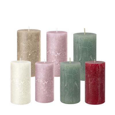 Candela rustica, disponibile in due altezze