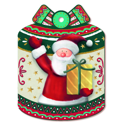 Chiudipacco natale assortiti (4 pezzi)Incartare