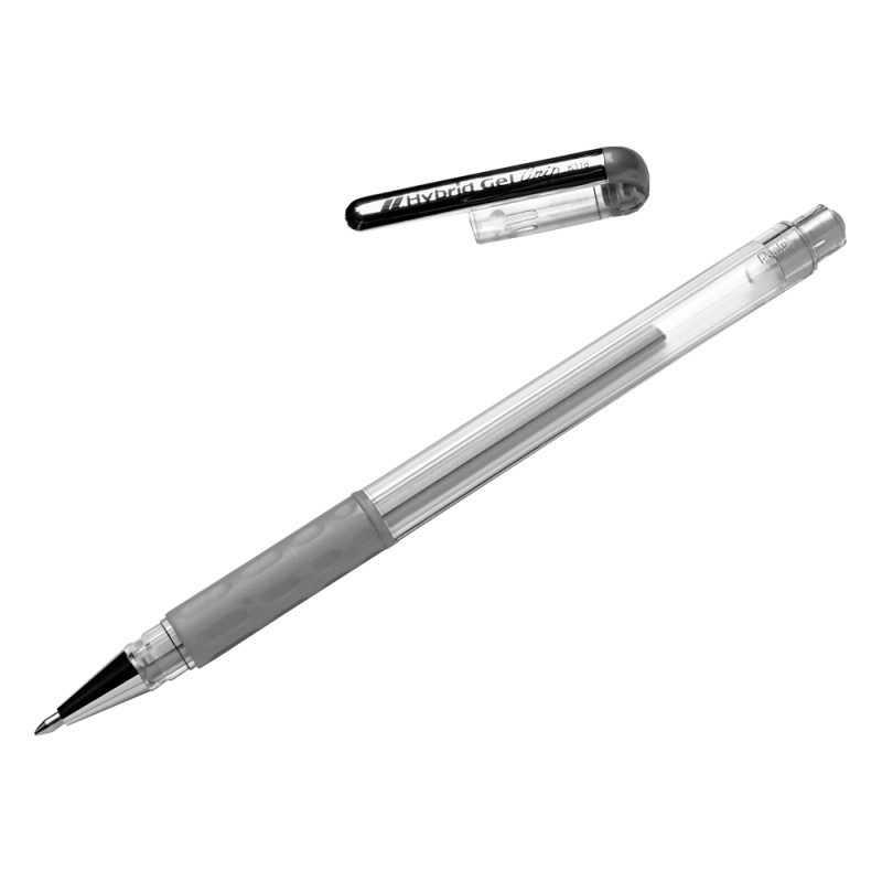 Penna hybrid gel metallic, oro e argento