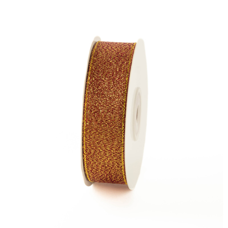 Nastro in tessuto Lurex, disponibile in diverse altezze, in due colori