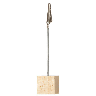 Segnaposto con base in legno