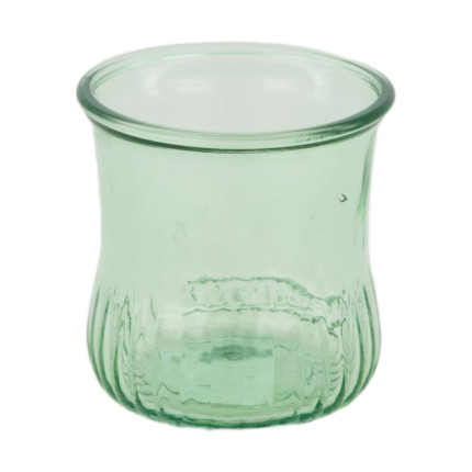 Bicchiere liscio in vetro riciclato Bicchiere liscio in vetro riciclato