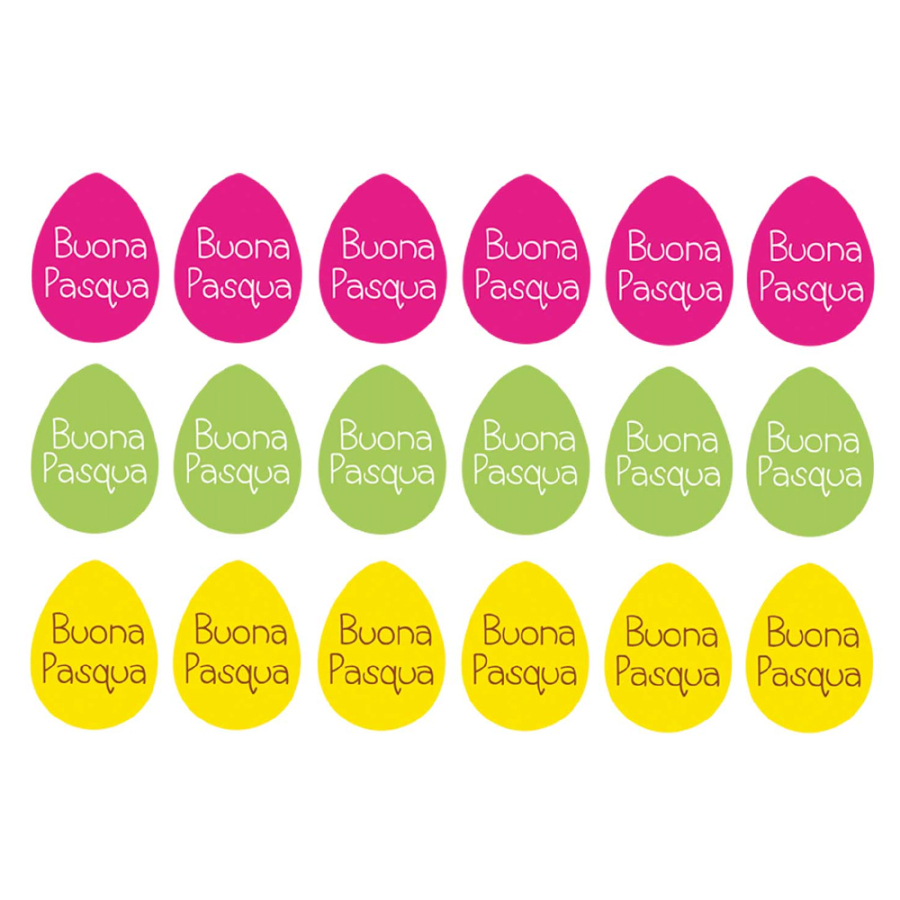 Etichette Regalo Di Buona Pasqua Con Calligrafia Scritte A Mano Elementi Di Design - Foto 7