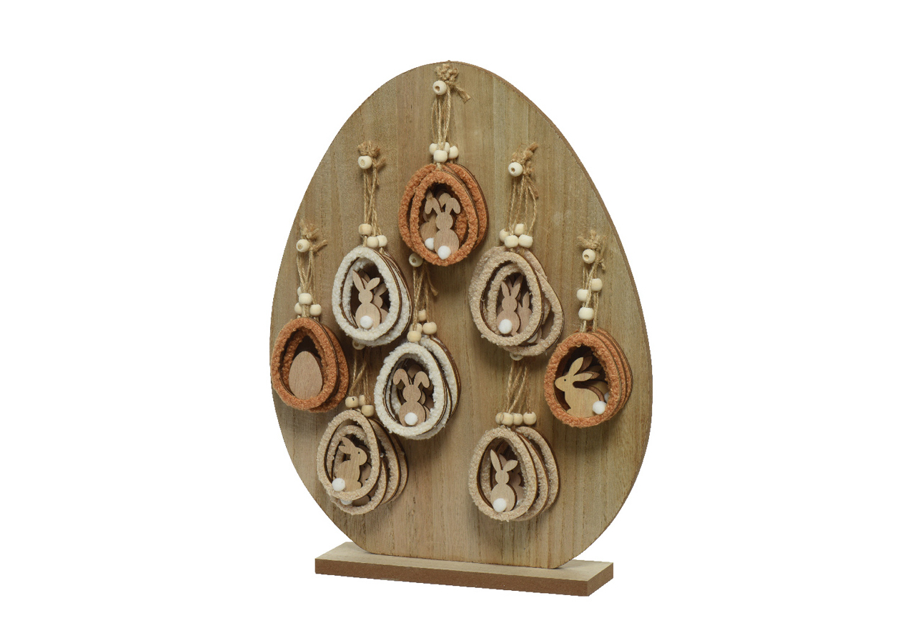 Orecchini in fimo handmade coniglio con uovo di Pasqua e cestino co... | su