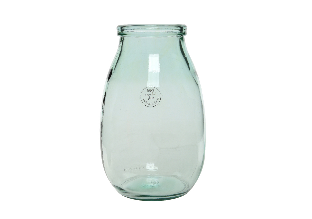 Vaso in vetro riciclato