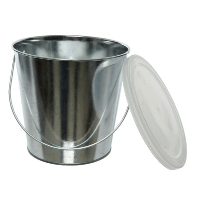 Secchiello in zinco con citronella